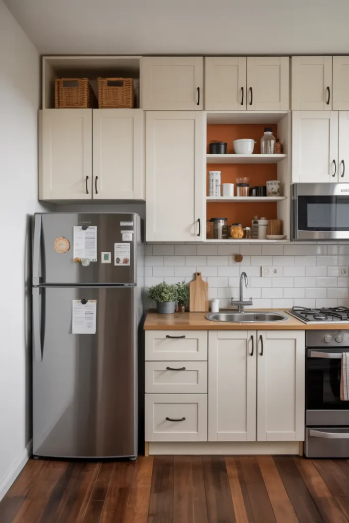 Overhead Cabinet Extensions Above the Fridge