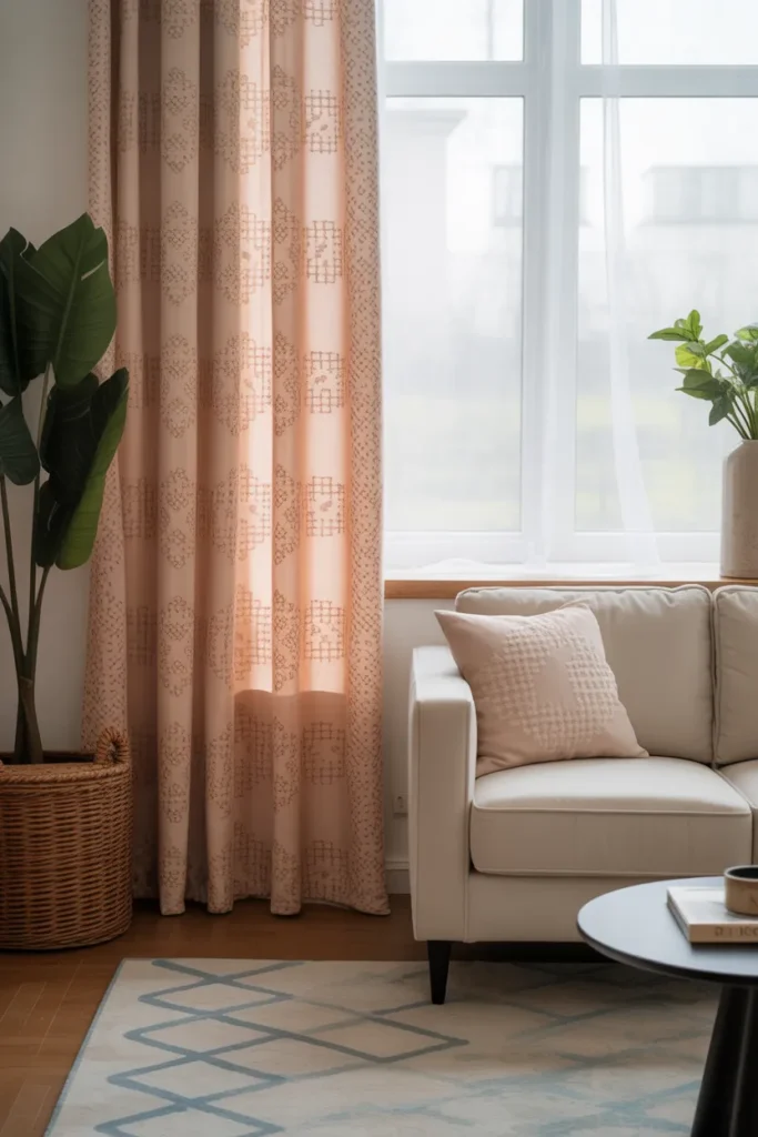Patterned Curtains for Visual Texture