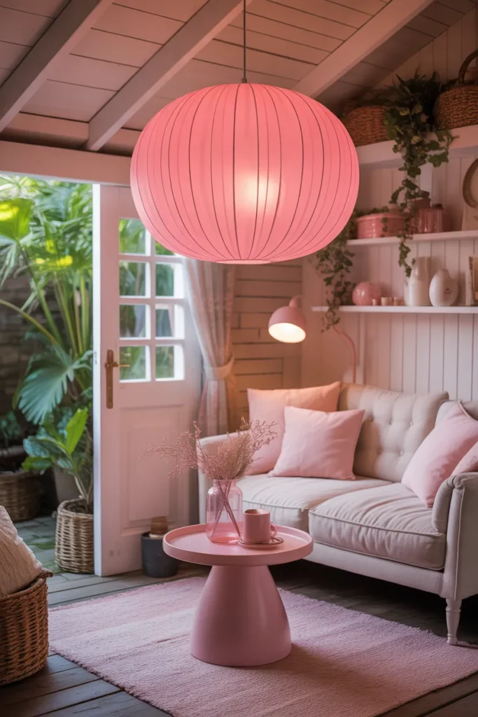 Pink Statement Lighting Fixtures