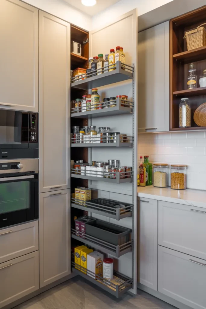 Pull-Out Pantry Cabinets