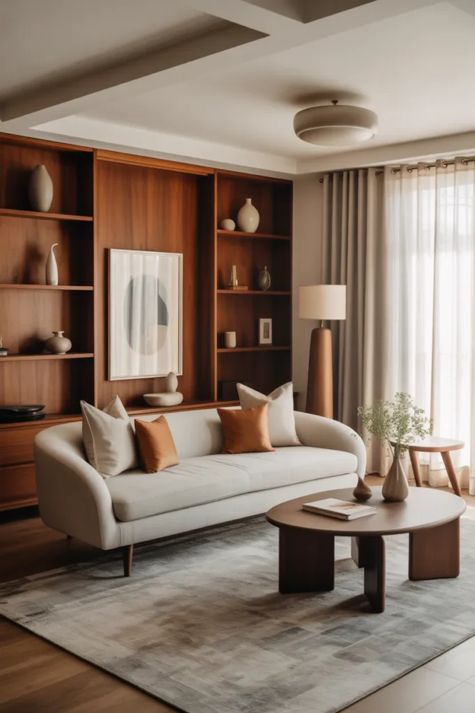 Refined Mid Century Modern Statement Space