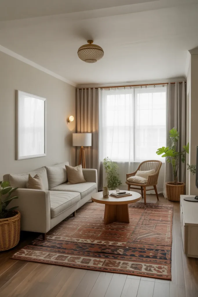 Rugs to Define and Expand Space