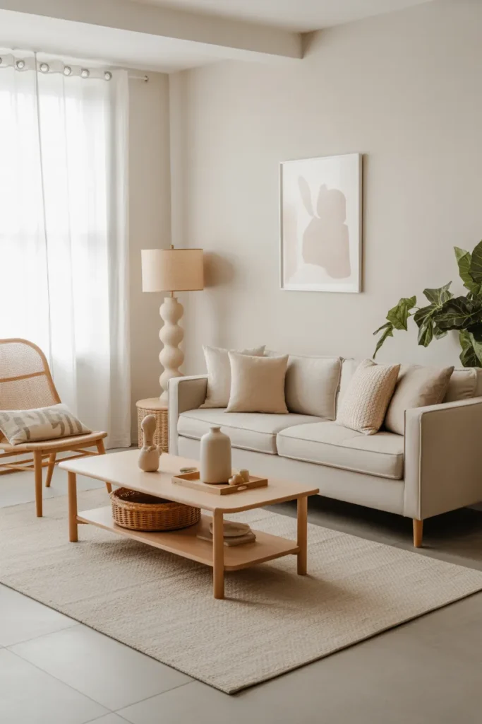 Scandinavian-Inspired Living Room