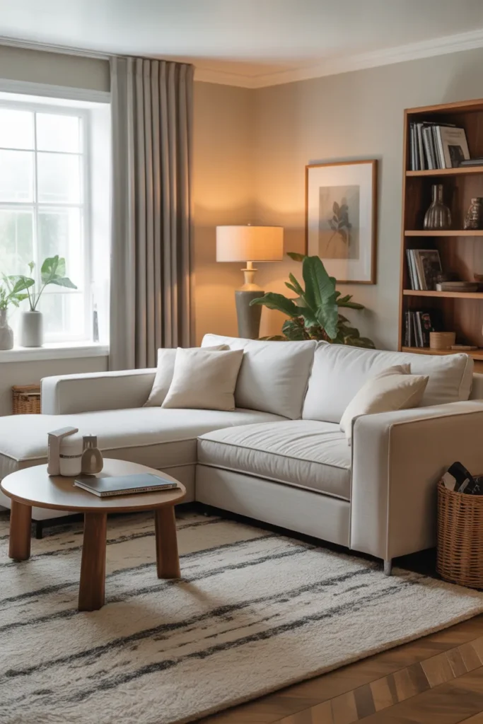 Sectional Sofa with Storage and Hidden Compartments