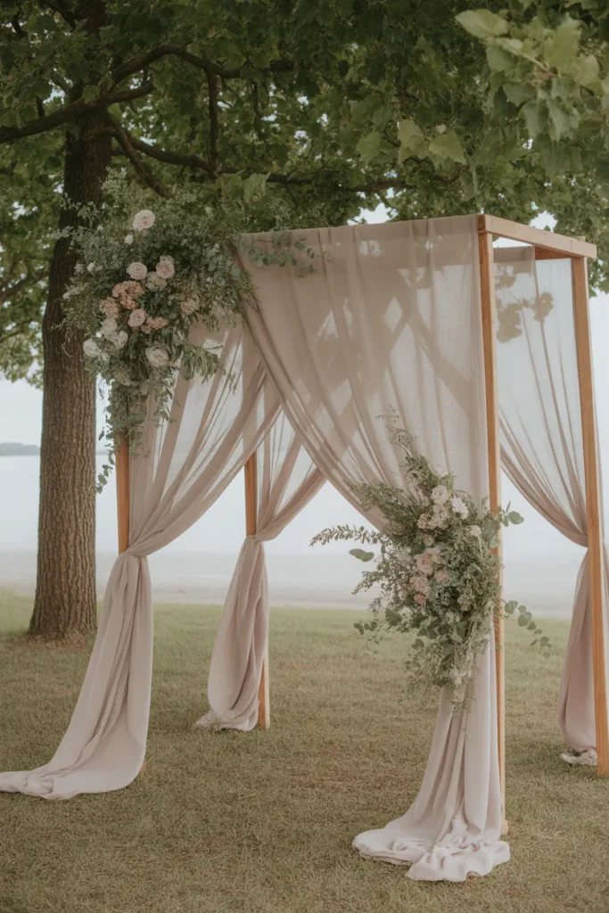 Sheer Draped Garden Backdrops