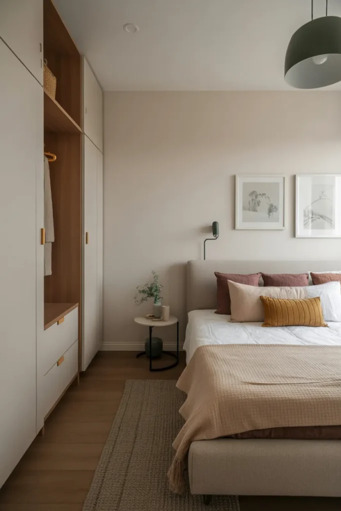 Simple Bedroom with Limited Furniture