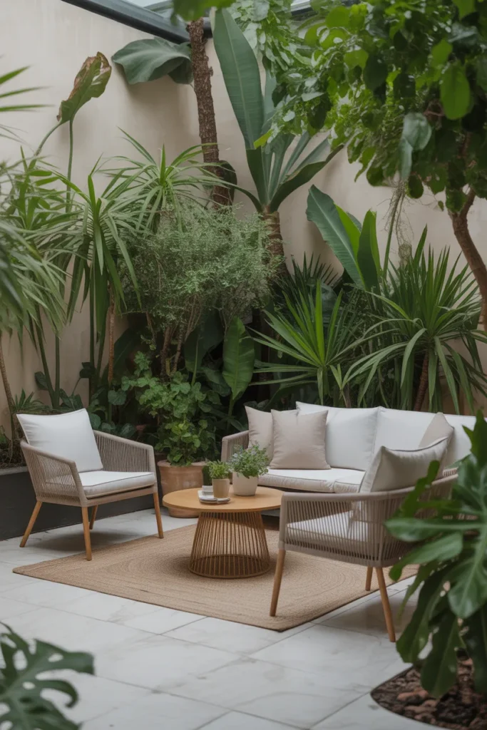 Simple Furniture Elevated with Greenery