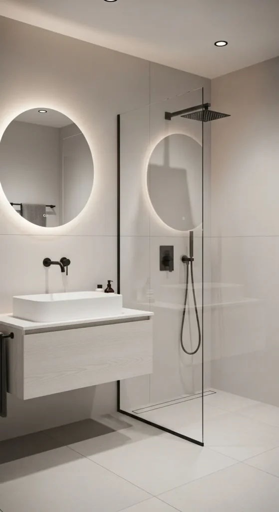 Sleek Black Fixtures