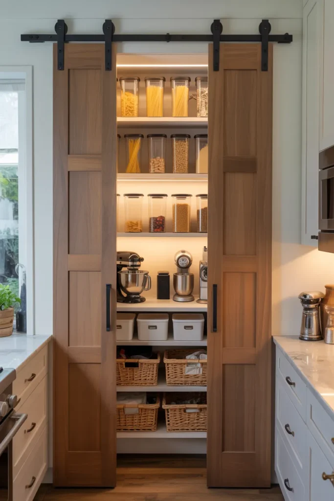 Sliding Pantry Doors
