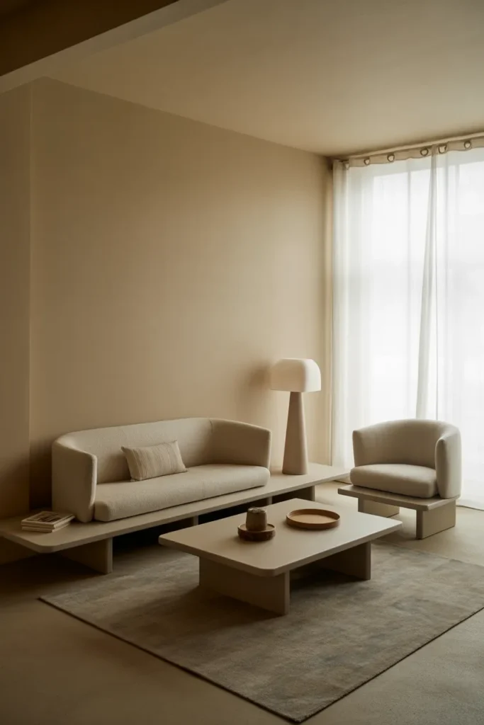 Slim Furniture with Raised Legs