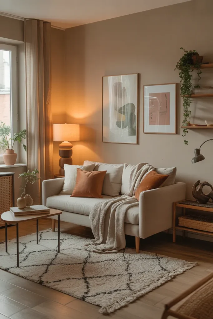 Small Cozy Living Room Aesthetic