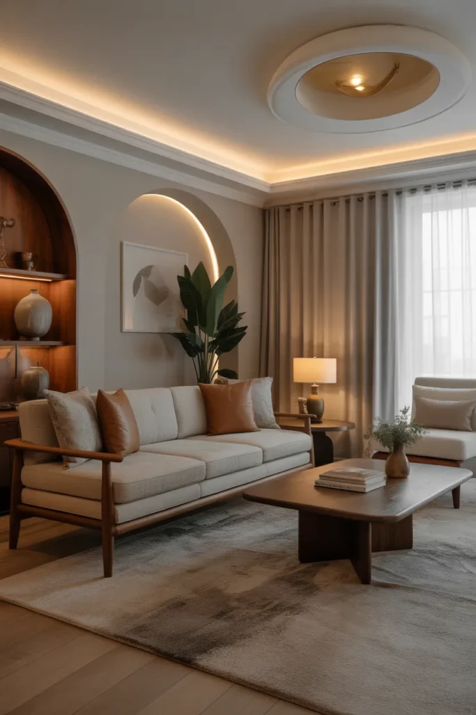 Soft Neutral Mid Century Luxury