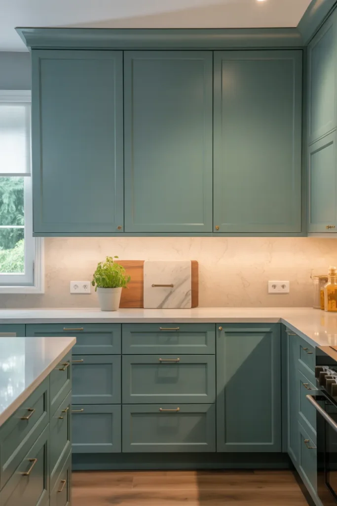 Soft Pastel Pink Kitchen Cabinets for a Trendy Touch