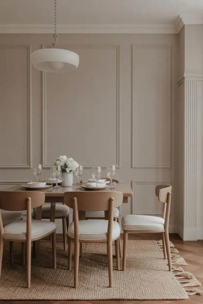 Soft Wall Colors with Classic Trim