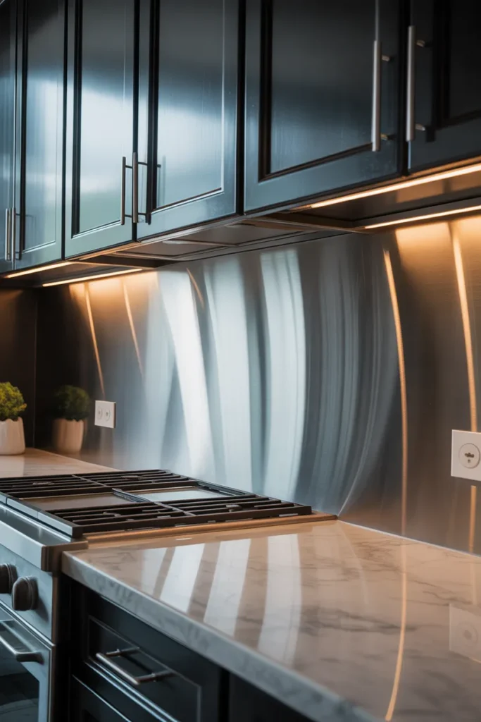 Stainless Steel Backsplash