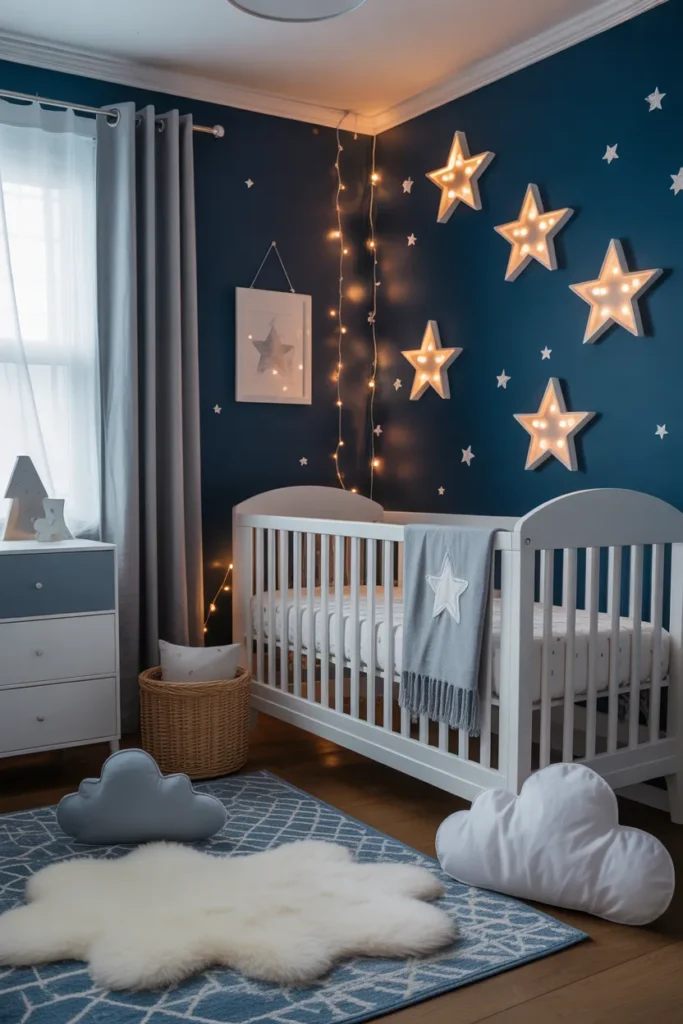 Starry Night-Themed Nursery