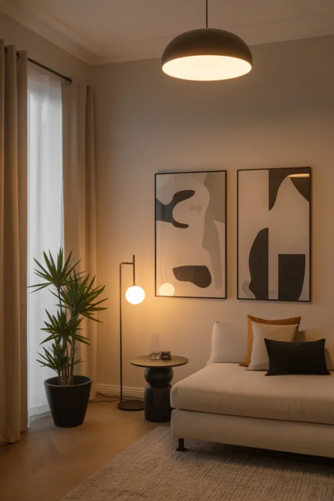 Statement Lighting Without Bulk