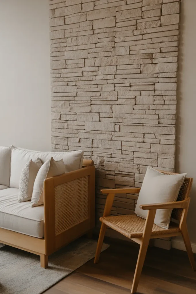 Stone Accent Walls for Natural Texture