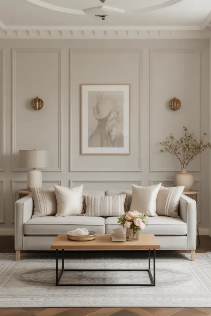 Transitional Living Room with Classic Touches