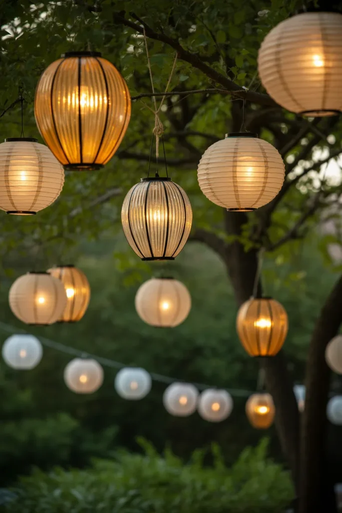 Tree-Hung Lantern Decor
