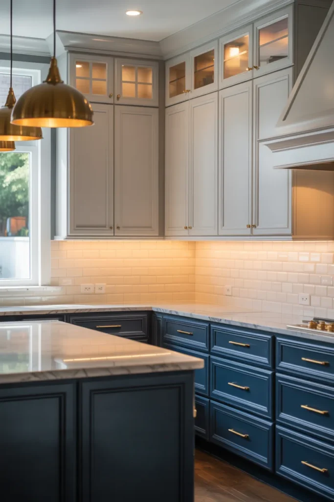 Two-Tone Kitchen Cabinets for a Stylish Contrast