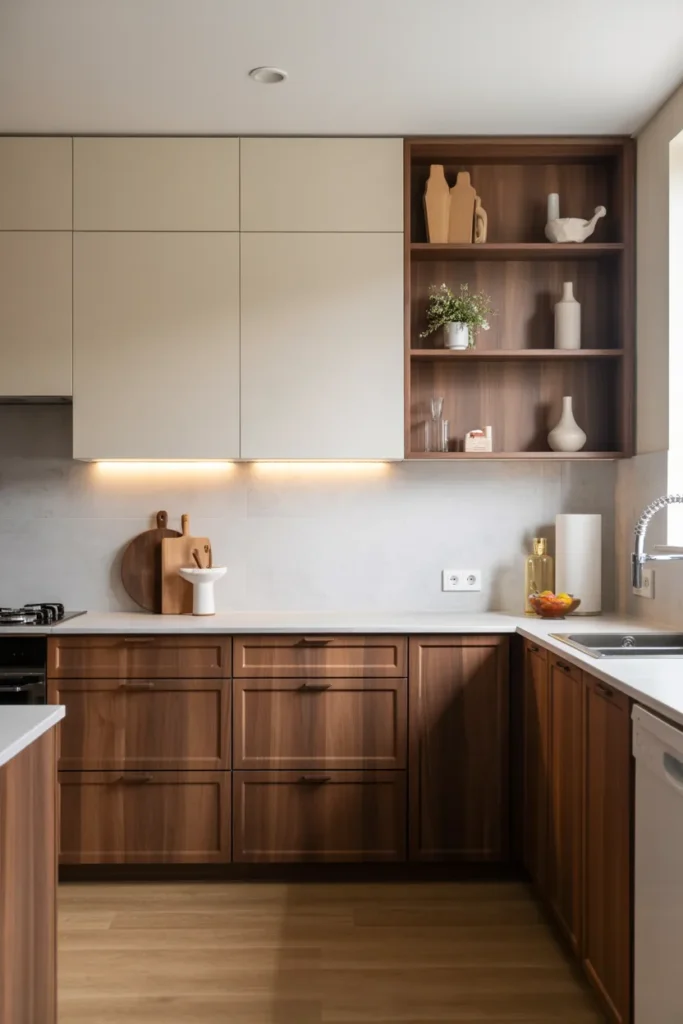 Two-Tone Upper and Lower Cabinets