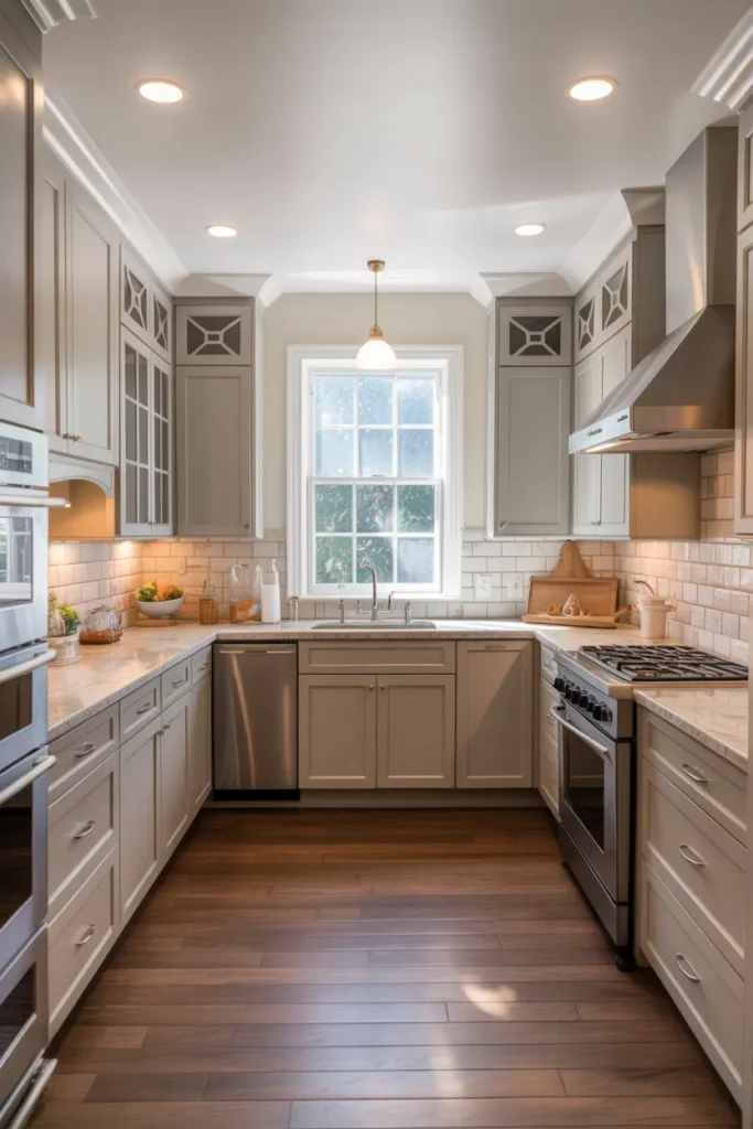 U-Shaped Kitchen for Maximum Efficiency