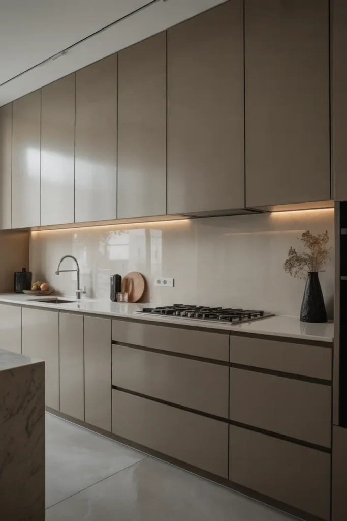 Ultra-Modern Luxury Kitchen with Sleek Finishes