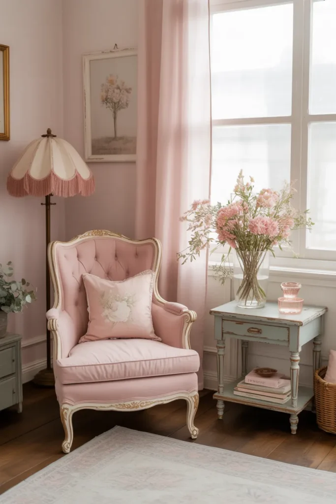 Vintage Pink Furniture Pieces