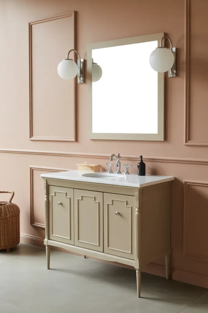 Wall-Mounted Vanities with Classic Styling
