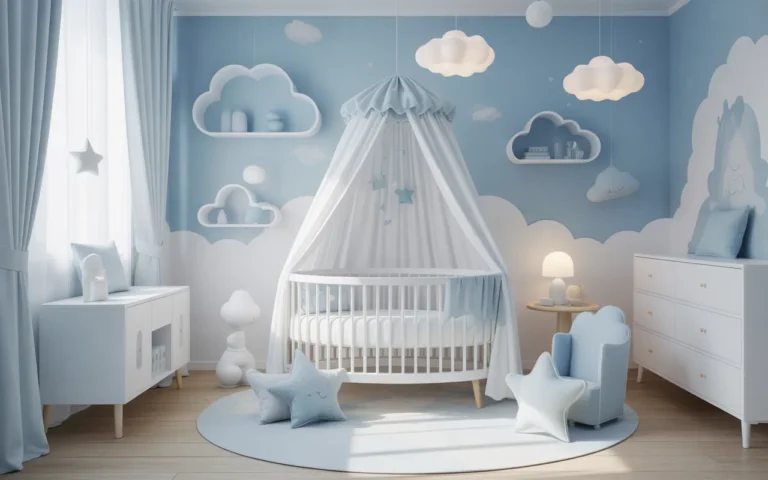 Whimsical Cloud-Themed Nursery,
