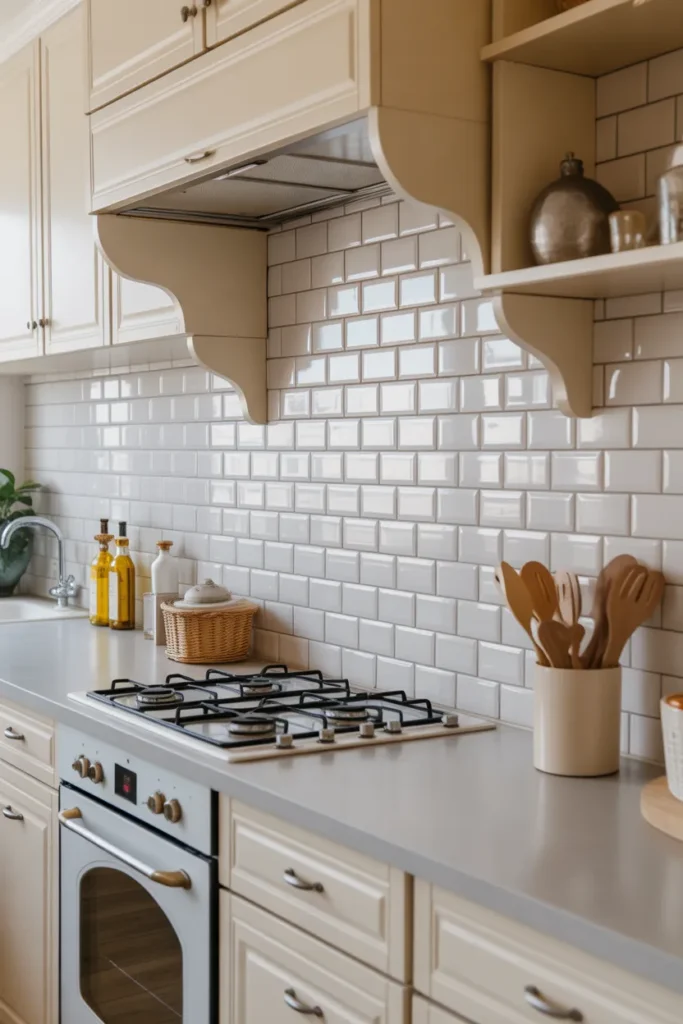 White Subway Tiles with Matte Finish
