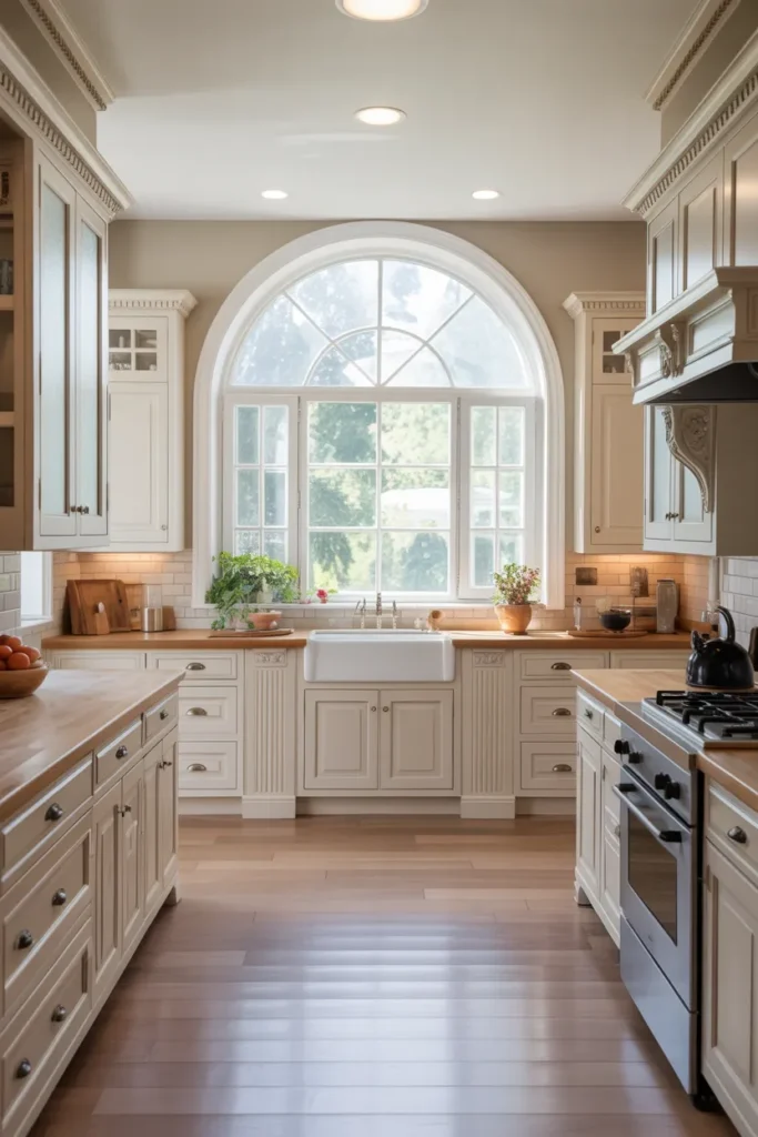Window-Focused Kitchen Layout