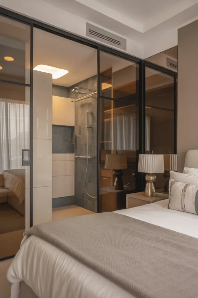 3 Bedroom House Plan with Attached Bathrooms