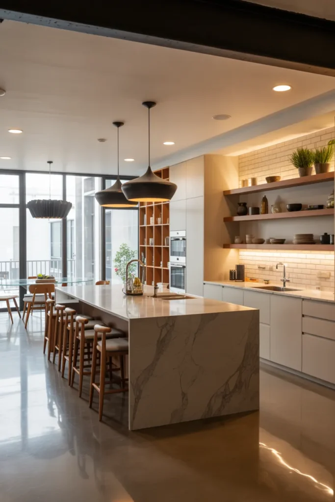 3 Bedroom House Plan with Large Kitchen