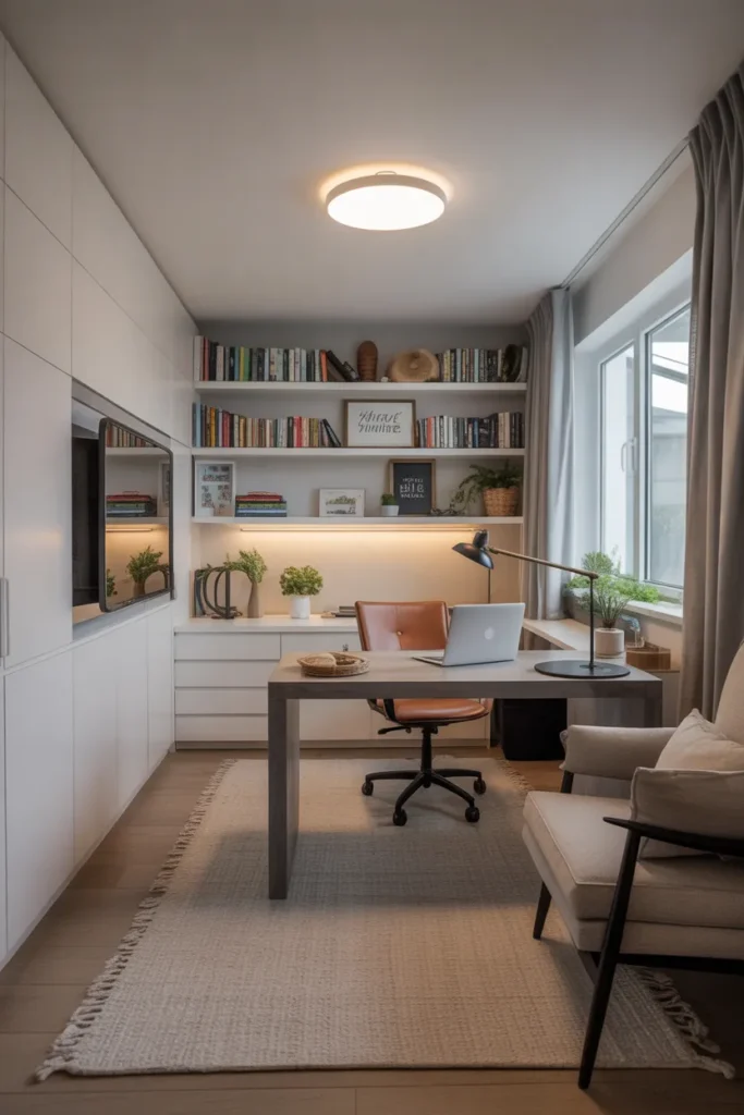 4 Bedroom House Plan with Home Office