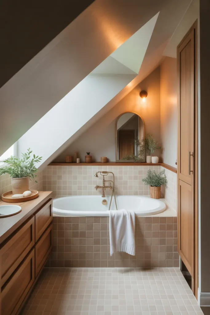 Angled Bathtub Alcove