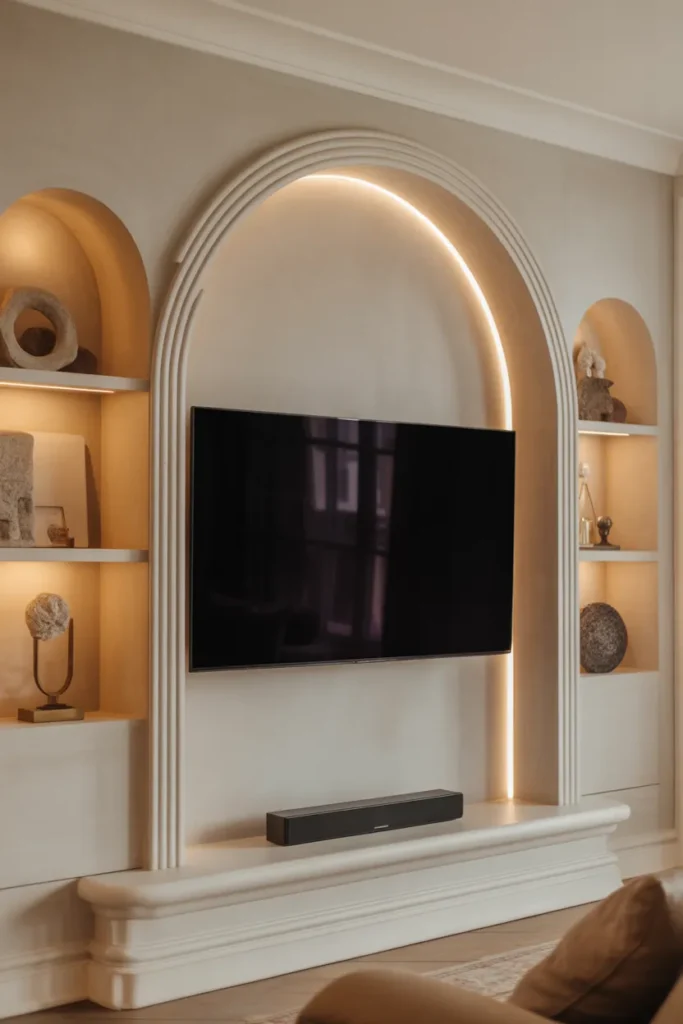 Arch Frame TV Wall Concept