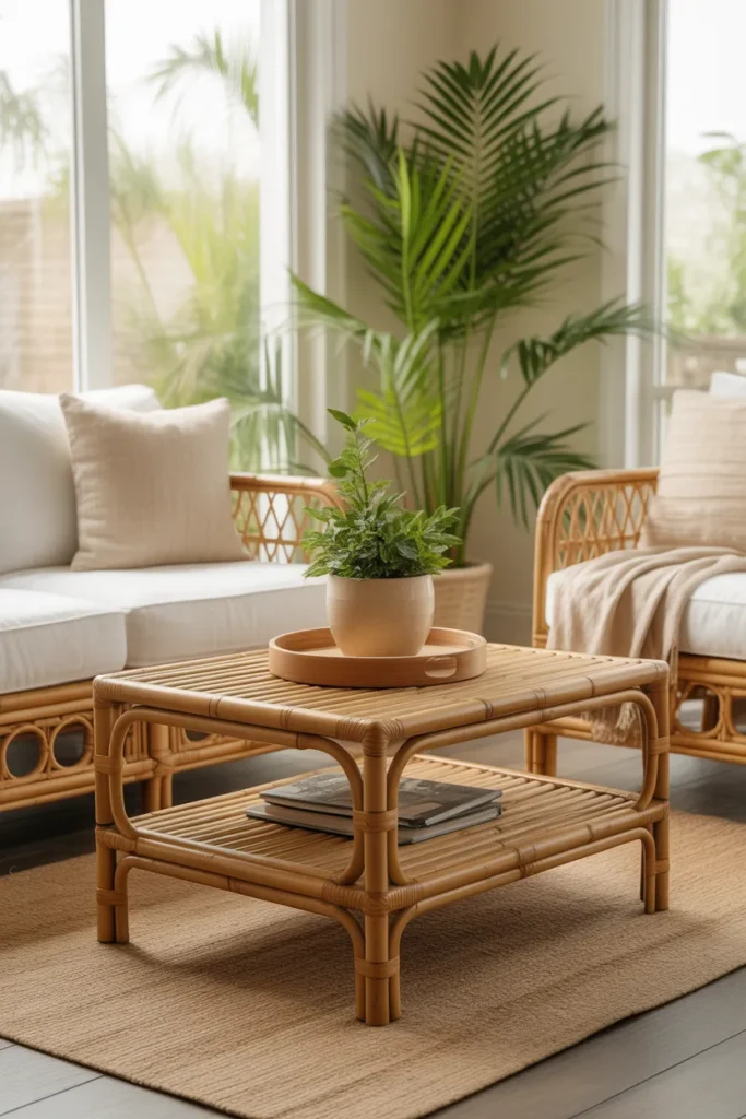 Bamboo Coffee Table