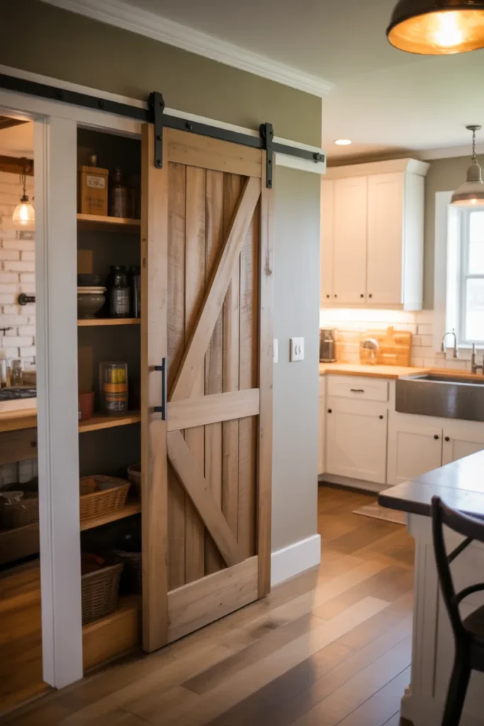 Barn Door Pantry
