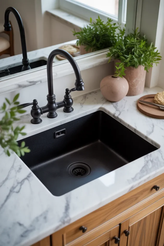 Black Granite Sink
