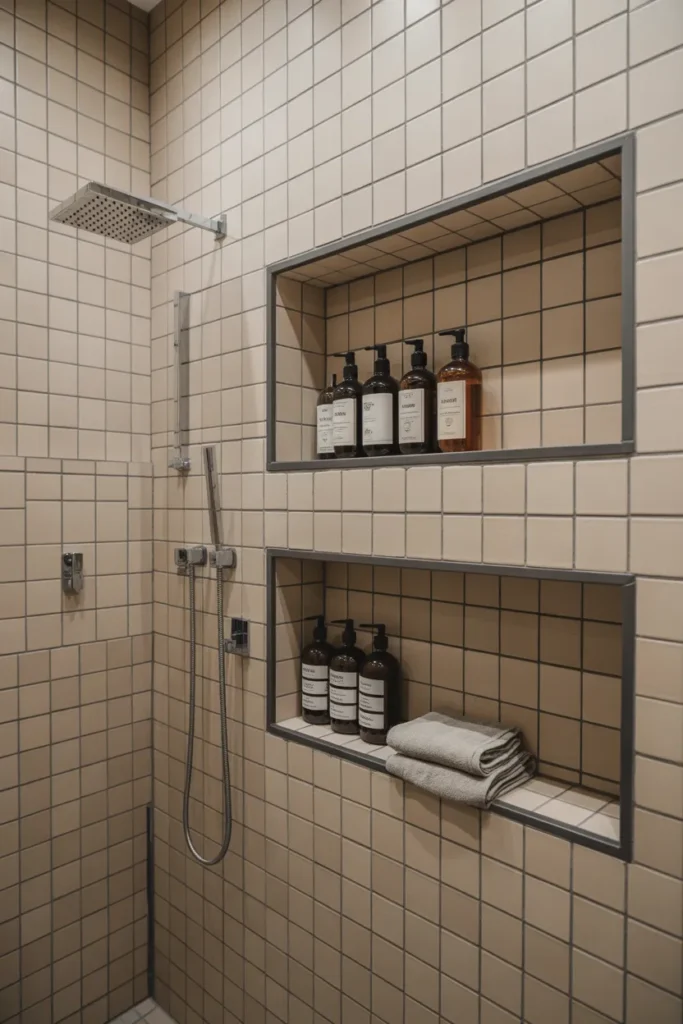 Built-In Wall Niches for Storage