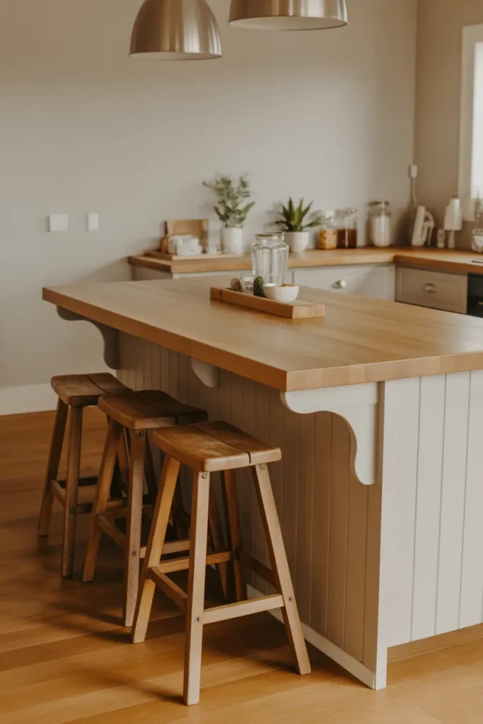 Butcher Block Breakfast Bar