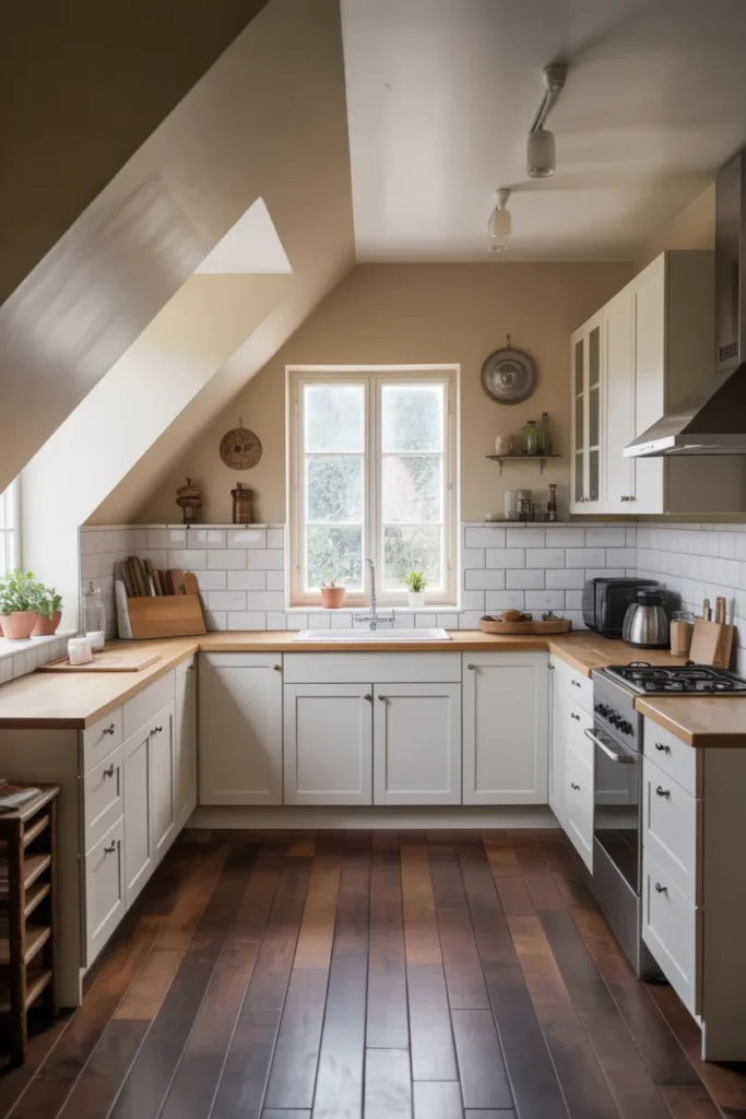 Compact L-Shaped Layout