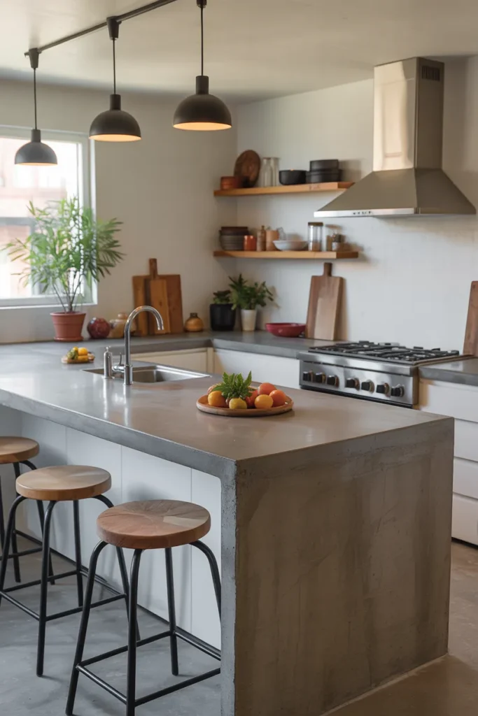 Concrete Countertops for Industrial Style