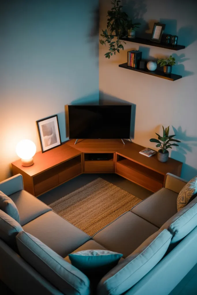 Corner Entertainment Unit