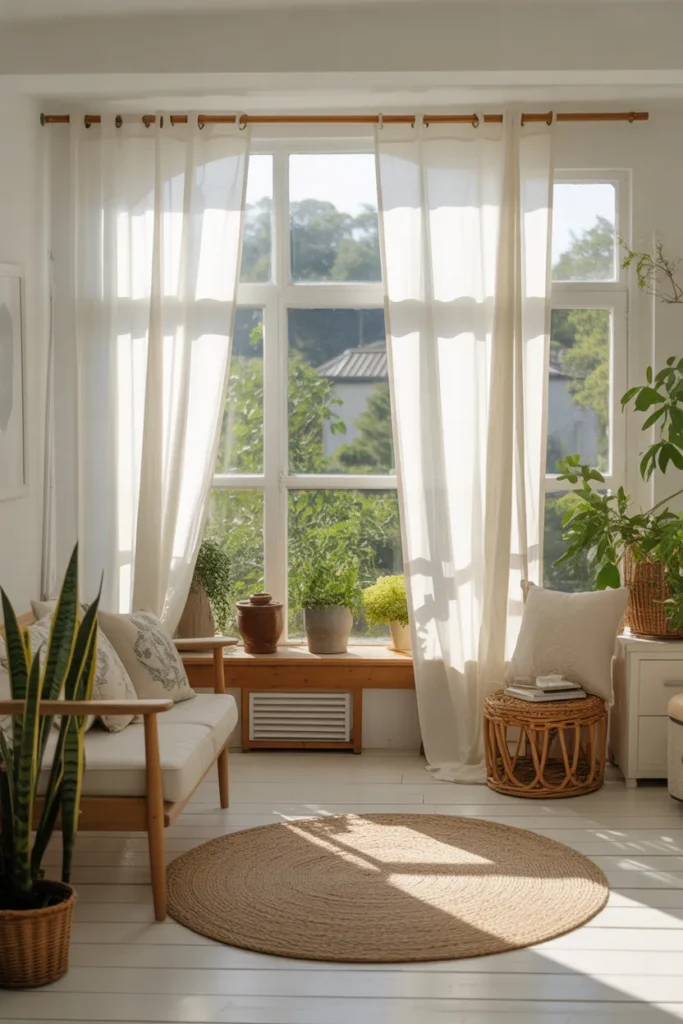 Cotton Curtains for a Fresh Natural Feel