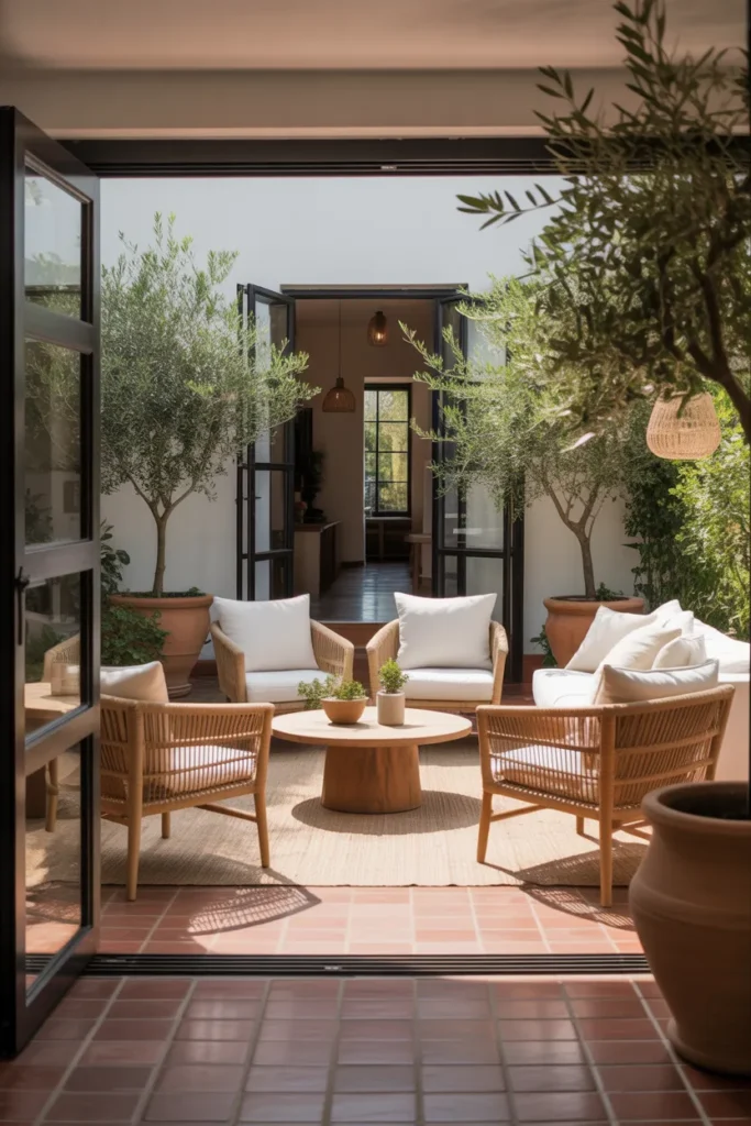 Courtyard-Inspired Indoor-Outdoor Space