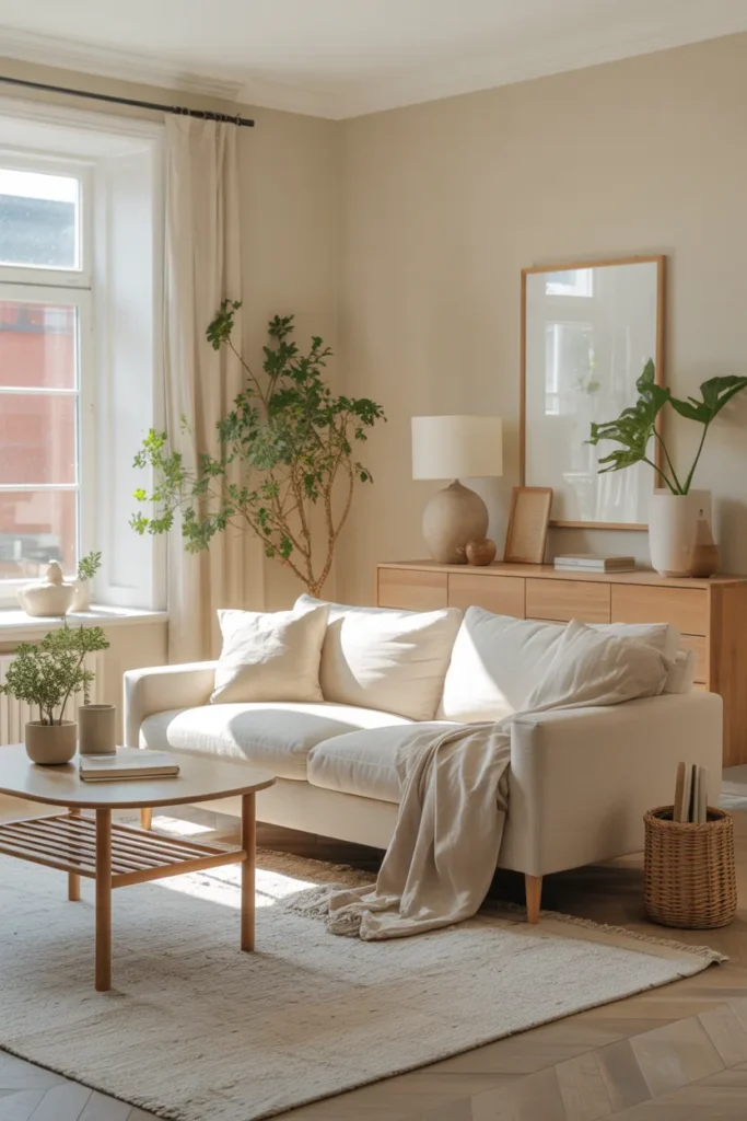 Cream and Light Wood Scandinavian Simplicity