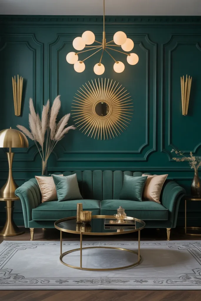 Dark Green and Gold Sophisticated Style